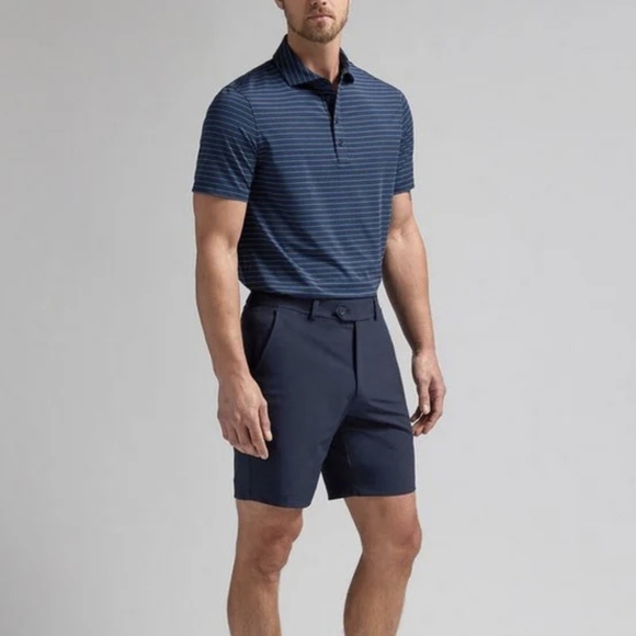 G/FORE Other - G/FORE Blue Black Striped Versatile Golf Polo Shirt